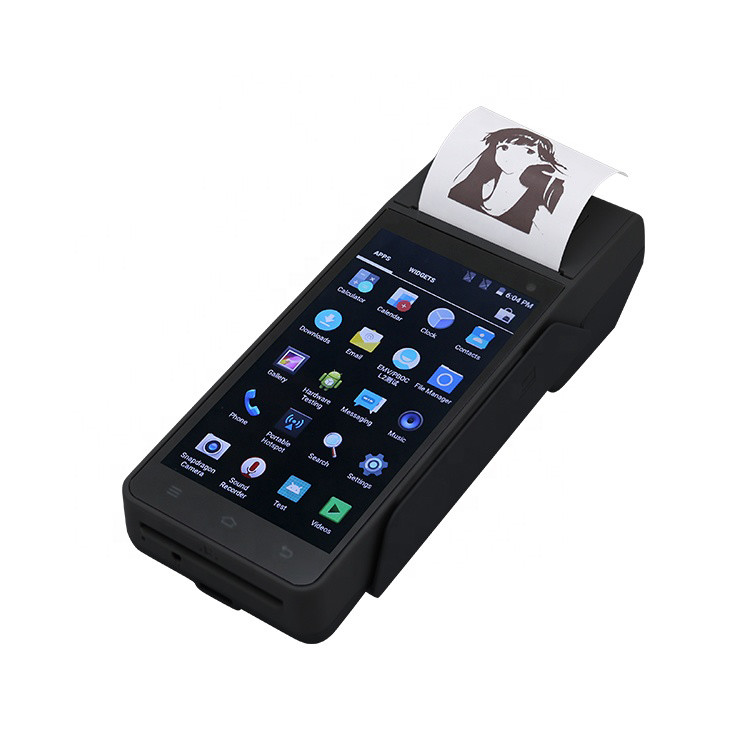Best FP605 EMV Android Portablet gprs Biometric Device with fingerprint pos machine with printer wholesale