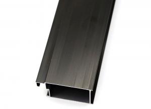 Best 6000 Series Extrusion Anodized Aluminum Profiles Bronze Black Window Aluminium Frame Section wholesale