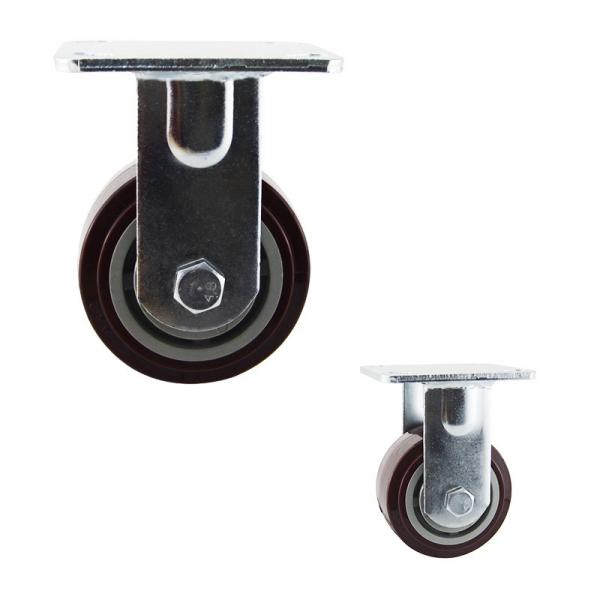 Cheap PU 4 Inch Replacement 440LBS PP Core Heavy Duty Rigid Casters for sale