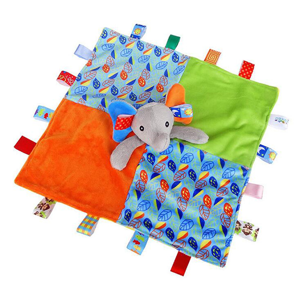 12" Elephant Comfort Blanket 0-12 month years old CPSIA ASTM Standard