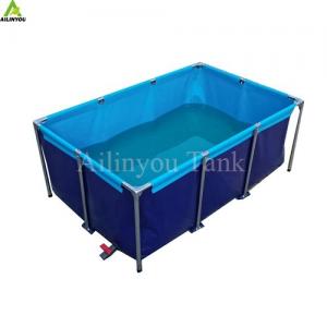 China Factory Direct Sale Collapsible Fish Pond Bracket Outdoor Fish Pond Tanks on sale