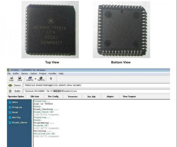Cheap MCU Microcontroller Unit IC MCU 2.1MHZ 15K OTP 52-PLCC  MC68HC705B16CFN  MOTOROLA for sale