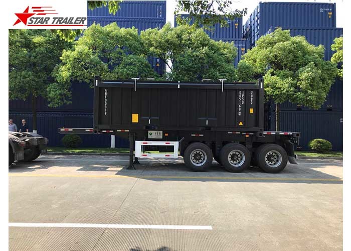 Transport Container Skeletal Container Trailer 3 Axles Lightweight Heavy Capacity