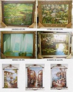 China Sell Metal Rod with Oil Painting Art on sale