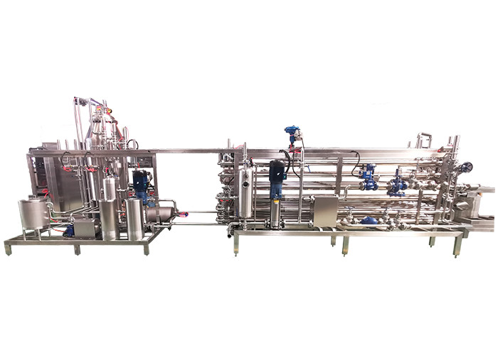 Best Milk Juice Pasteurizing Uht Sterilizing Machine / Uht Milk Processing Plant wholesale