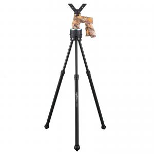 China Large Handle Hunting Tripod With Quick Shoe Plate And 3 Leg Sections on sale