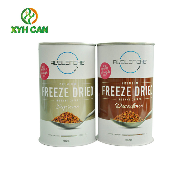 China Colorful Printed Tin Cans for Milk Powder Durable Milk Powder Tin Cans For Coffee Product OEM Service on sale