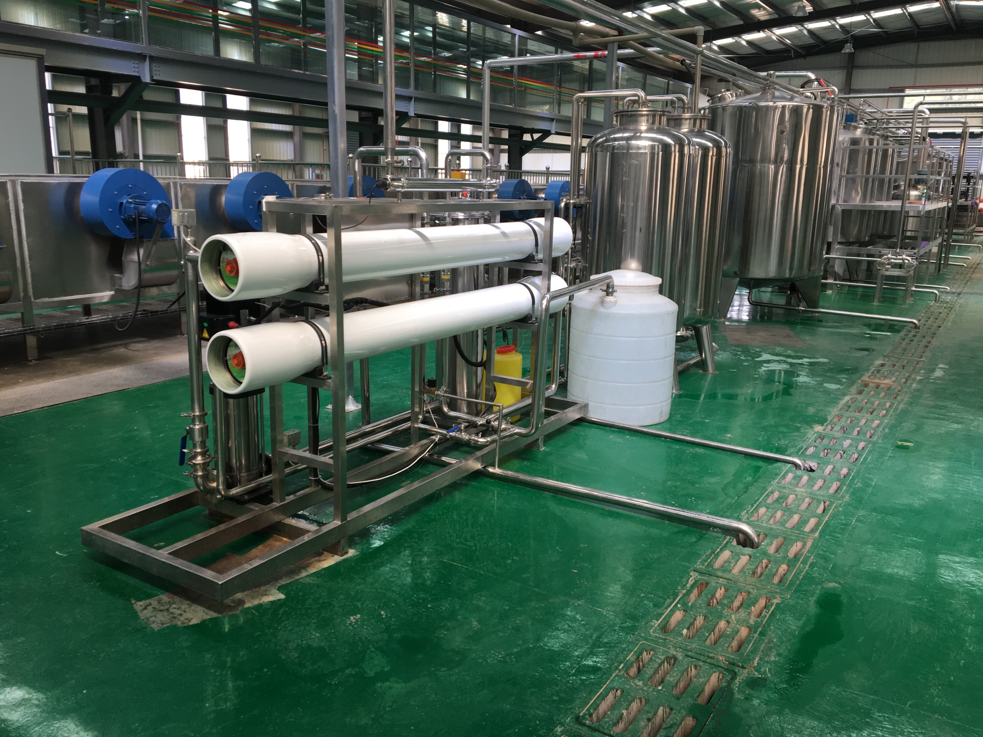 Best Stable Safe Beverage Blending And Packaging Line Low Labor Intensity wholesale