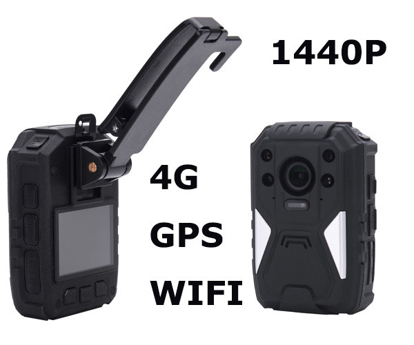 China Police Officers 1440p Night Vision Body Camera Recorder With One Touch Recording on sale