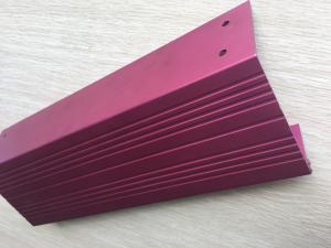 China Pink Anodized Standard Aluminum Extrusion Profiles With Cnc Drilling And Tapping on sale