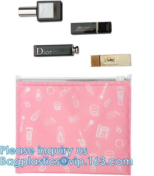 Anti-Shock Slider Air Zip lockk Bubble Bag, Colored Bubble Packaging, Makeup Cosmetic Zipper Packaging pouch