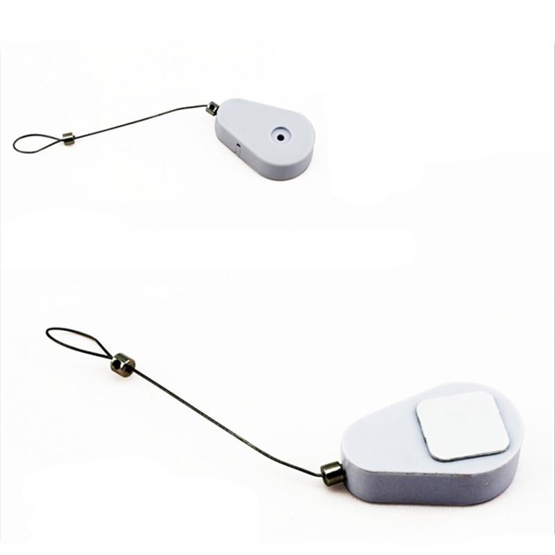 China Drop Shaped Store Display Security Tether Retractors With Loop End on sale