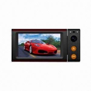 China 3.0-inch LCD Screen HD Dual Camera Car DVR with GPS and 3D G-Sensor on sale