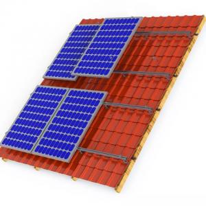 China OEM Pitched Solar Tile Bracket Solar Panel Mounting Structure on sale