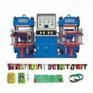 Multicolor Debossed/Embossed Silicone Bracelet and Wristband Bangle Making Machine