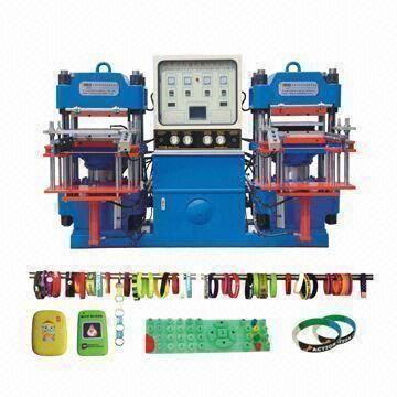 Cheap Multicolor Debossed/Embossed Silicone Bracelet and Wristband Bangle Making Machine for sale