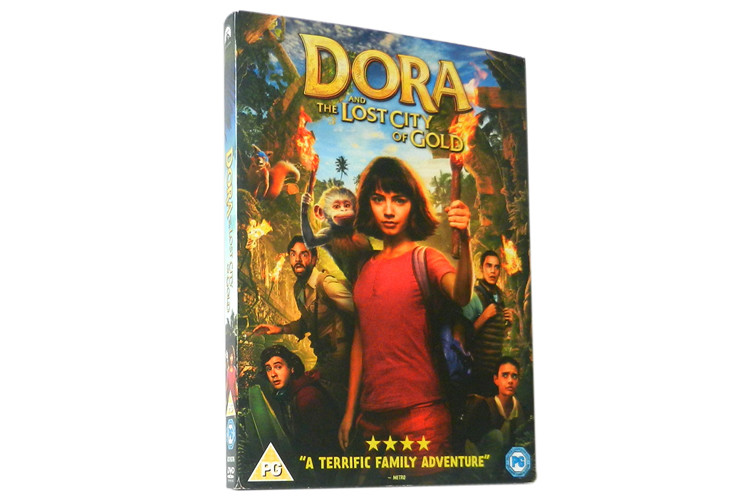 China Dora And The Lost City of Gold DVD (2019) Movie Adventure Series Movie DVD For Kids Family on sale