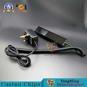 China Casino Chip Counterfeit Money Detector Machine / Gambling UV Light Poker Chips Scanner on sale