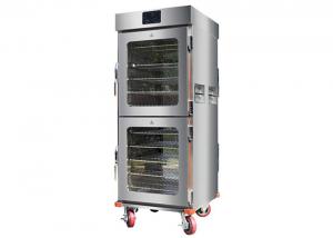 China Food Warmer Showcase JUSTA Four Glass Door Movable Food Warmer Cart 10 Racks on sale