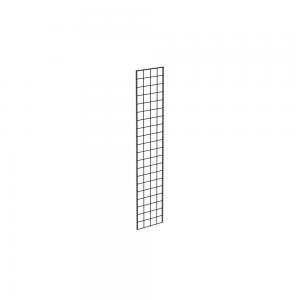 China Steel Grid Wall Panels Black Metal Display Stand For Hanging Items on sale