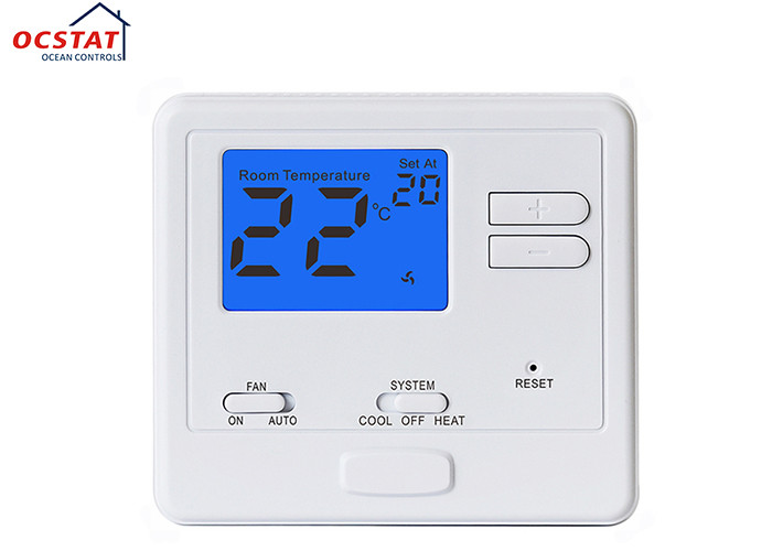 China Best Digital HVAC Fan Coil Air Conditioner Thermostat For Central Heating on sale
