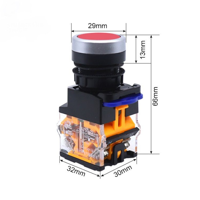 China Waterproof Laser Machine Parts Starter Push Button Switches 380V on sale