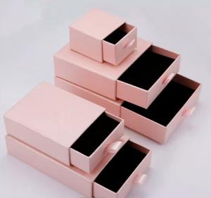 China ODM Cardboard Drawer Paper Box Slide Jewelry Box Drawing BSCI on sale