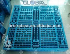 China 1200X1200 Virgin Material Plastic Pallets, 6 Runner Rackable Pallet on sale