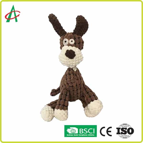 Best Durable Pet Interactive Squeaky Toy Donkey Plush Pet Toys For Puppy And Medium Dogs wholesale