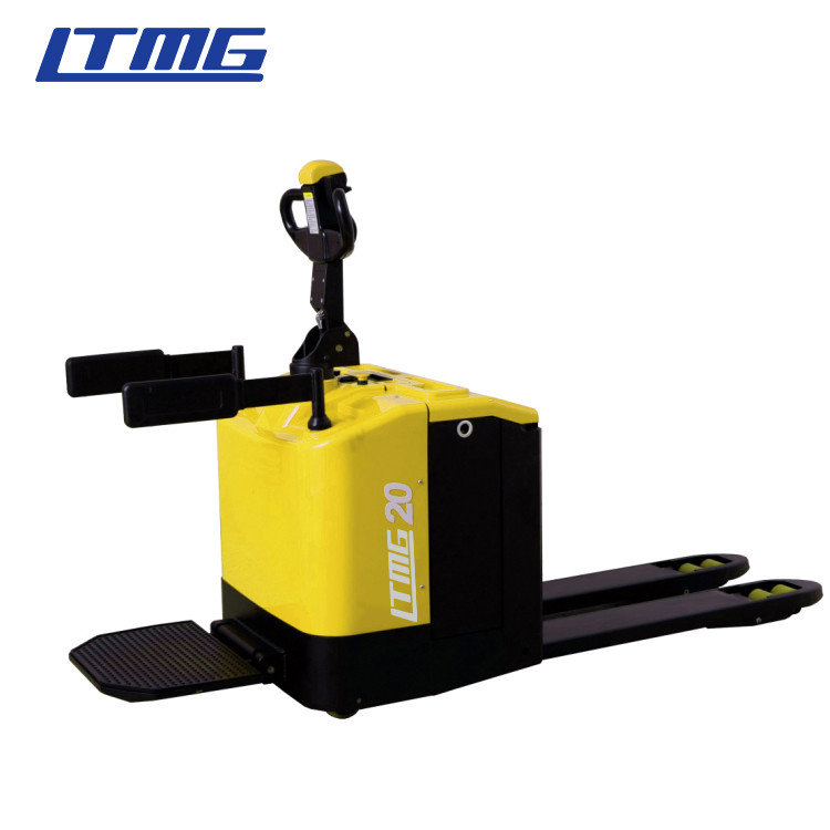 China Walkie Type Powered Pallet Truck 2500kg Pallet Jack Truck With AC Motor on sale