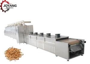 Best Tunnel Continuous Microwave Dryer Insects Meal Worm BSFL Puffing Machine Drying Equipment wholesale