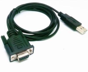 China USB 2.0 A male to RS232/DB9/DE9 female connecting programing cable on sale