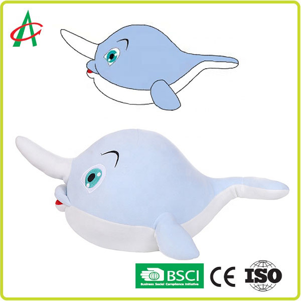 Best 30cm Plush Dolphin Stuffed Animal With CE Compliance wholesale