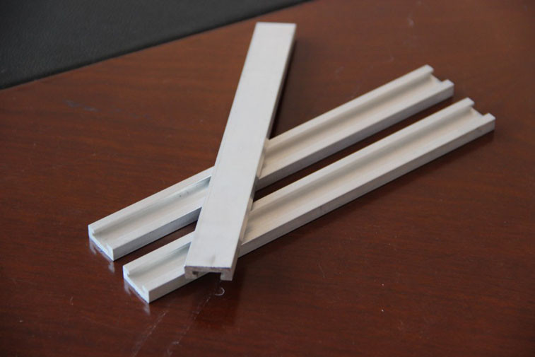 China T Shaped Aluminum Extrusion , Metal Extrusion Profiles For LED Lighting on sale
