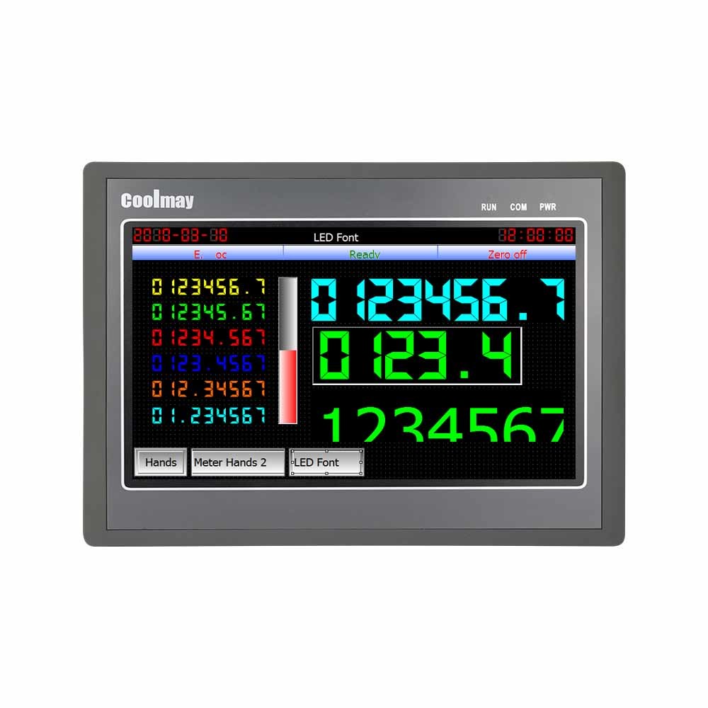 China Industrial Electrical Touch Panel PLC 10.1 Inch TFT PID Self Tuning on sale
