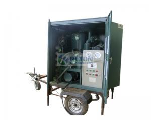 3000Liters/Hour double stage high vacuum transformer oil filtration Unit equip with fully enclosure and trailer