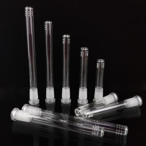 Best 2.5" To 6.5" 14mm To 18mm Glass Bongs Accessories Male Female Joint Down Stem wholesale