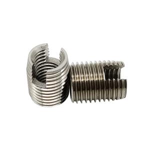 China Stainless Steel Screw Thread Insert M5 Self Tapping Threaded Inserts For Plastic on sale