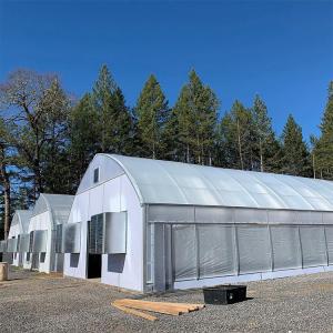 China Agricultural Curtain Fabric Blackout Greenhouse Autpmatic Control Hemp Light Deprivation Greenhouse on sale