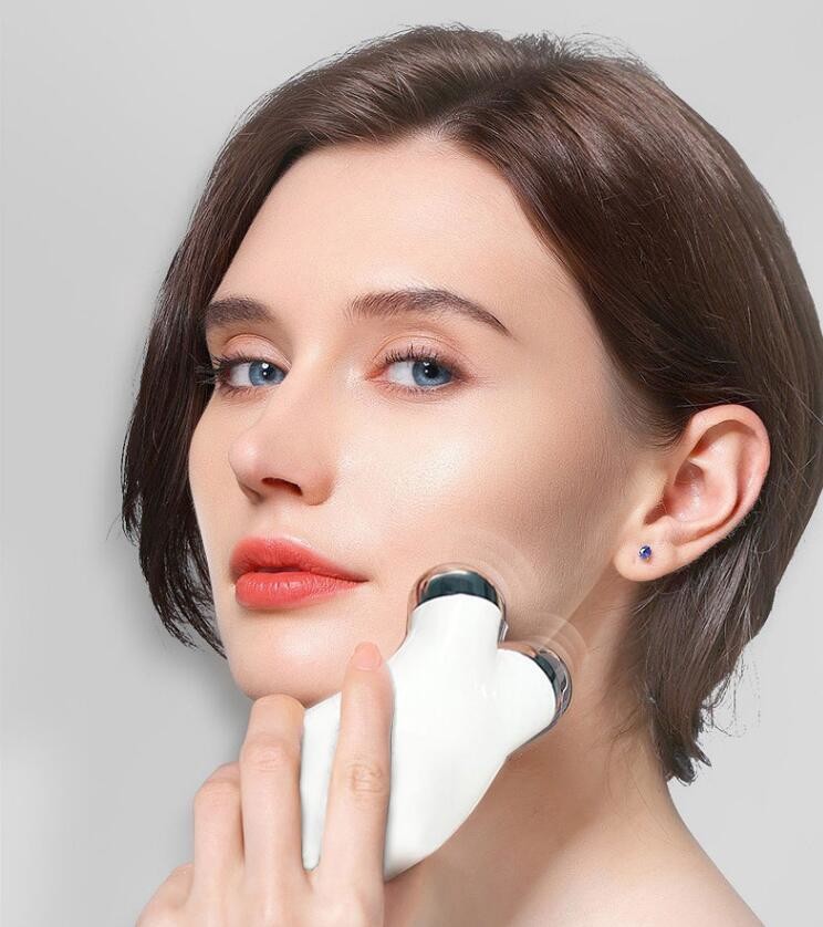 China EMS Skin Tightening Microcurrent Facial Toning Device White Color on sale