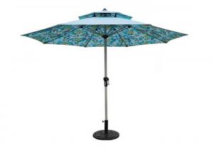 China Sun Protection 2.5 M Outdoor Umbrella , Aluminum Polyester Garden Sun Shades Parasols on sale