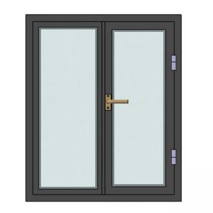 China ISO3834 Toughened Glazed Glass Fire Rated Door Fireproof on sale