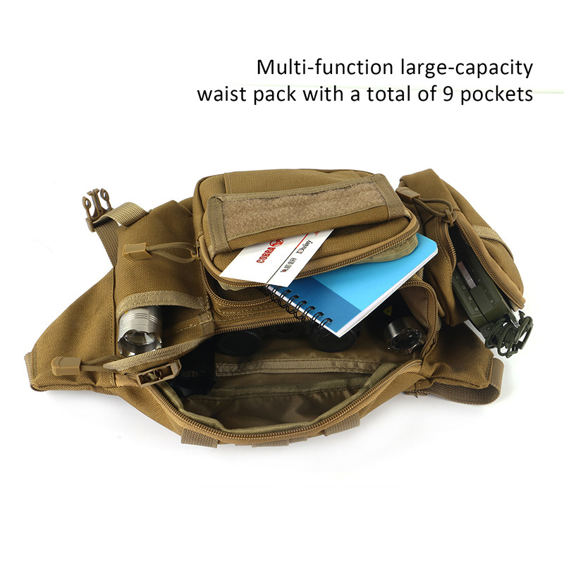 Best Outdoor Tactical Combination Pocket Waterproof Military Fanny Packs 40 Cm X 19 Cm X 13 Cm wholesale