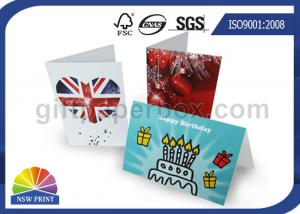 China Printing Service Custom Greeting Cards For Birthday Cards With Art Paper on sale