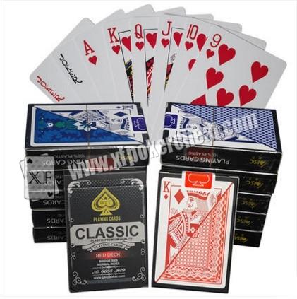 Cheap Magic Tool Marked Classic Plastic Playing Poker Cards For Analyzer Gamble Cheat Device for sale