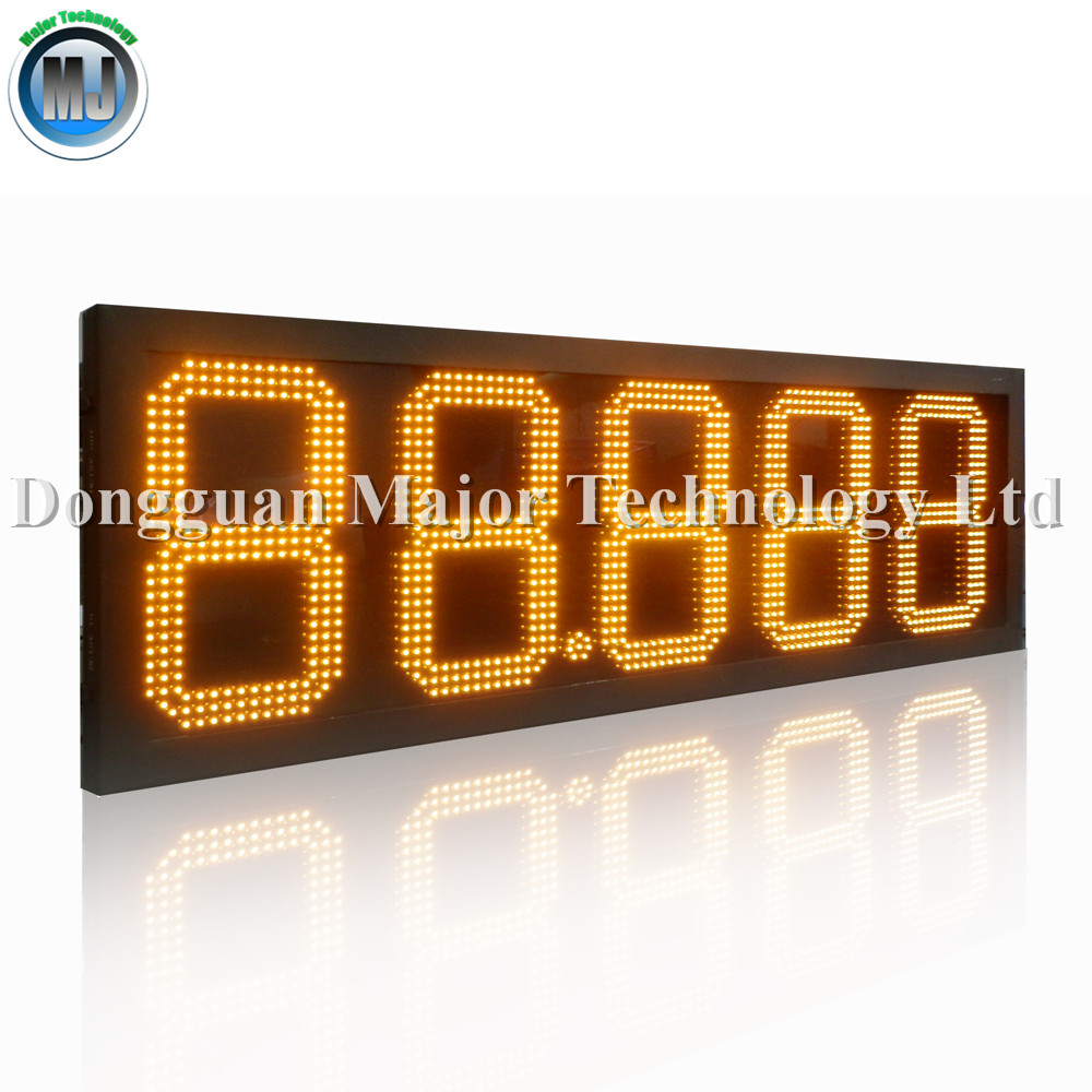 Buy cheap 12inch Digit Outdoor WIFI Control Gas LED Price Changer led 7 segment display from wholesalers