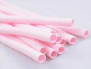 China Pink Plastic Tubing For Cable Protection , Colored Flexible Plastic Tubing Factory on sale