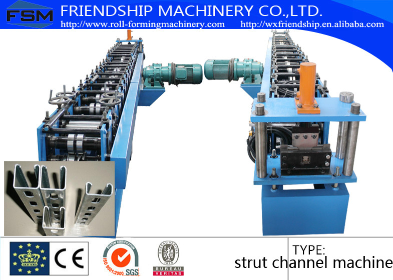 China Solar Struct Channel Roll Forming Machine With 15 Roll Stations on sale