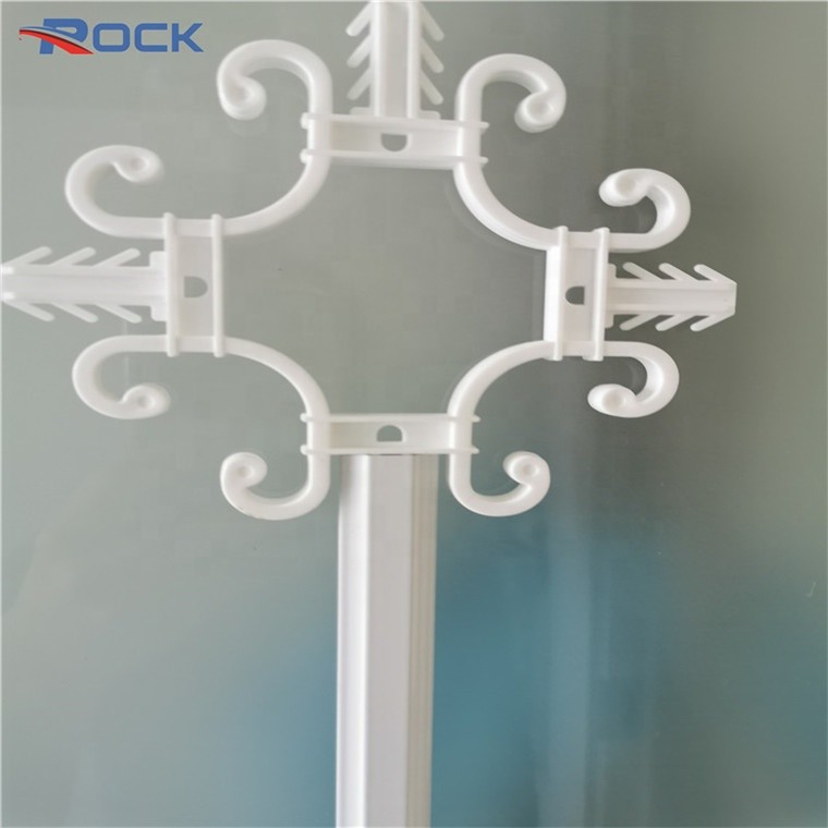 China Hot new material plastic flower glass white decoration cross flower for doors on sale