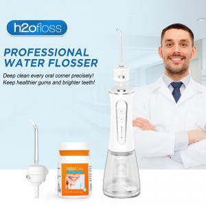 Best Abs Pc Teeth Whitening Water Flosser H2ofloss Dental Water Pick With 2000 Mah Battery wholesale
